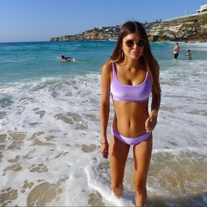 TRIANGL PURPLE BIKINI SET